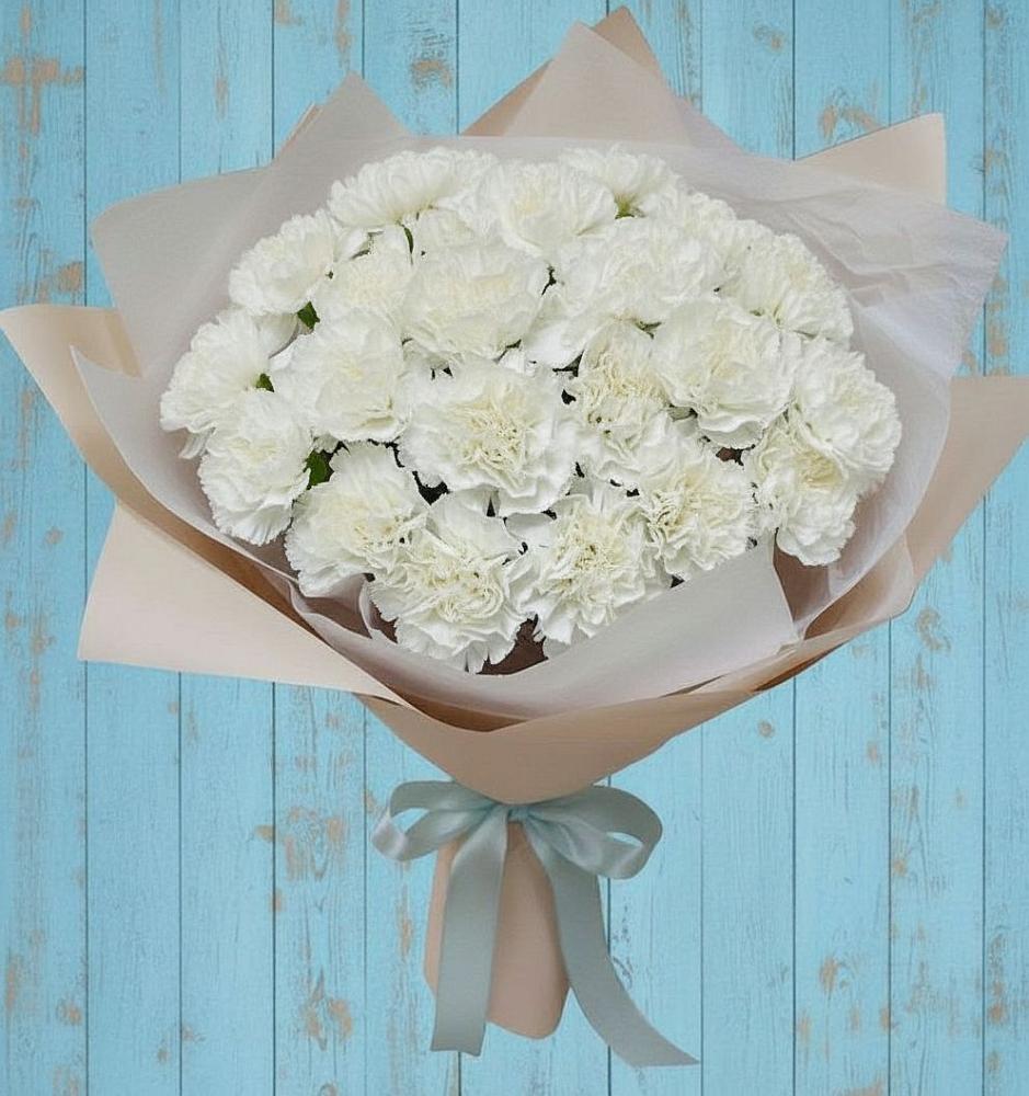 Букет цветов из: Гвоздики в Фуньково