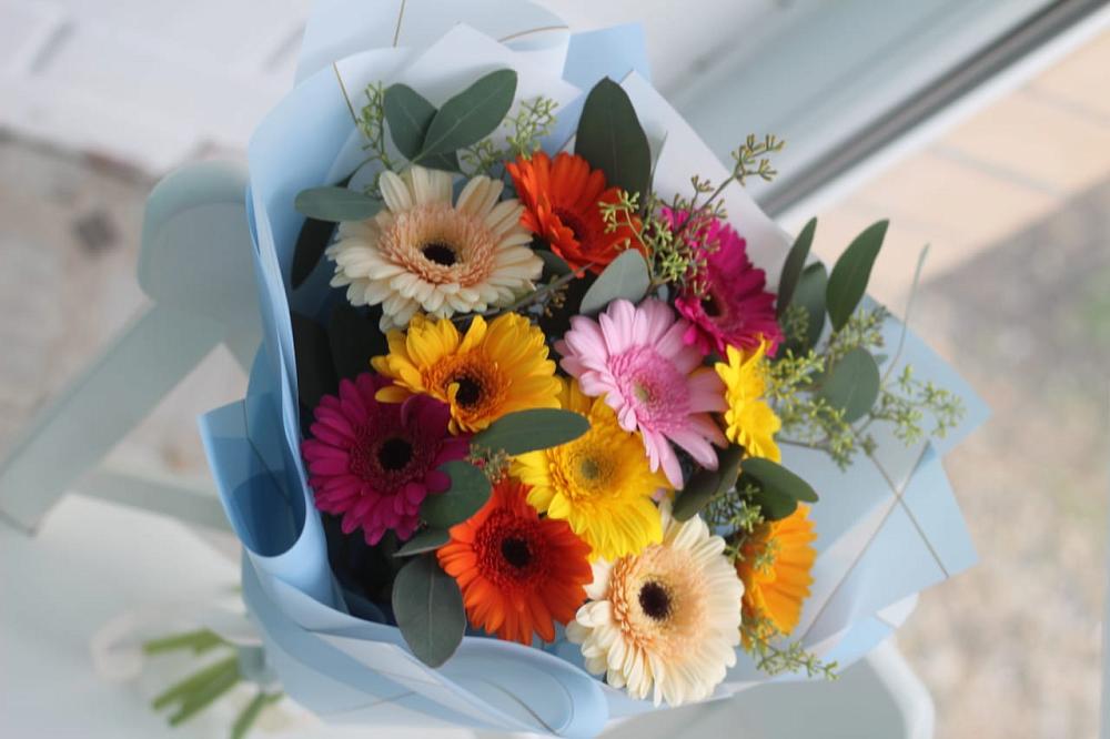 Букет цветов из: Герберы в Фуньково