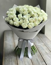 Букет 35 Белых роз #REPLACE_PRED# Фуньково