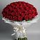 Букет 101 Красная роза Блэк Мэджик в Фуньково
