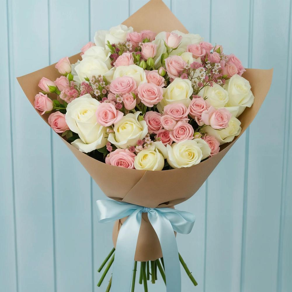 Букет цветов из: Розы в Фуньково