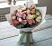 Букет цветов из: Розы, Лизиантусы и Гвоздики в Фуньково