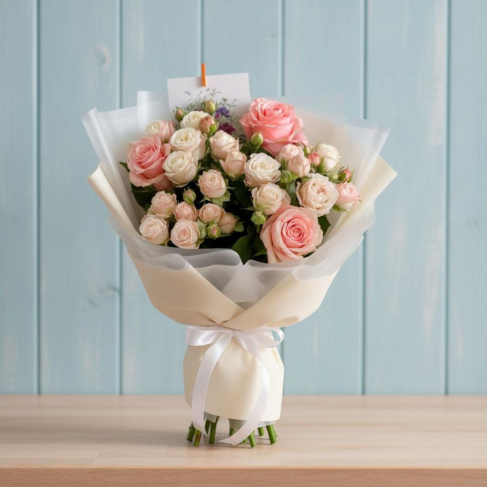 Букет цветов из: Розы в Фуньково