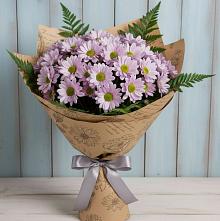Букет цветов из:  Хризантемы #REPLACE_PRED# Фуньково