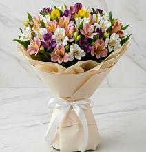 Букет цветов из:  Альстромерии #REPLACE_PRED# Фуньково