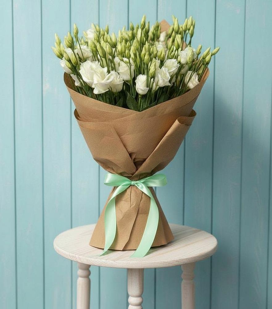 Букет цветов из: Лизиантусы в Фуньково