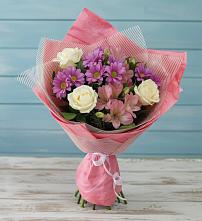 Букет цветов из:  Герберы в Фуньково