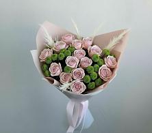 Букет цветов из:  Розы и Хризантемы в Фуньково
