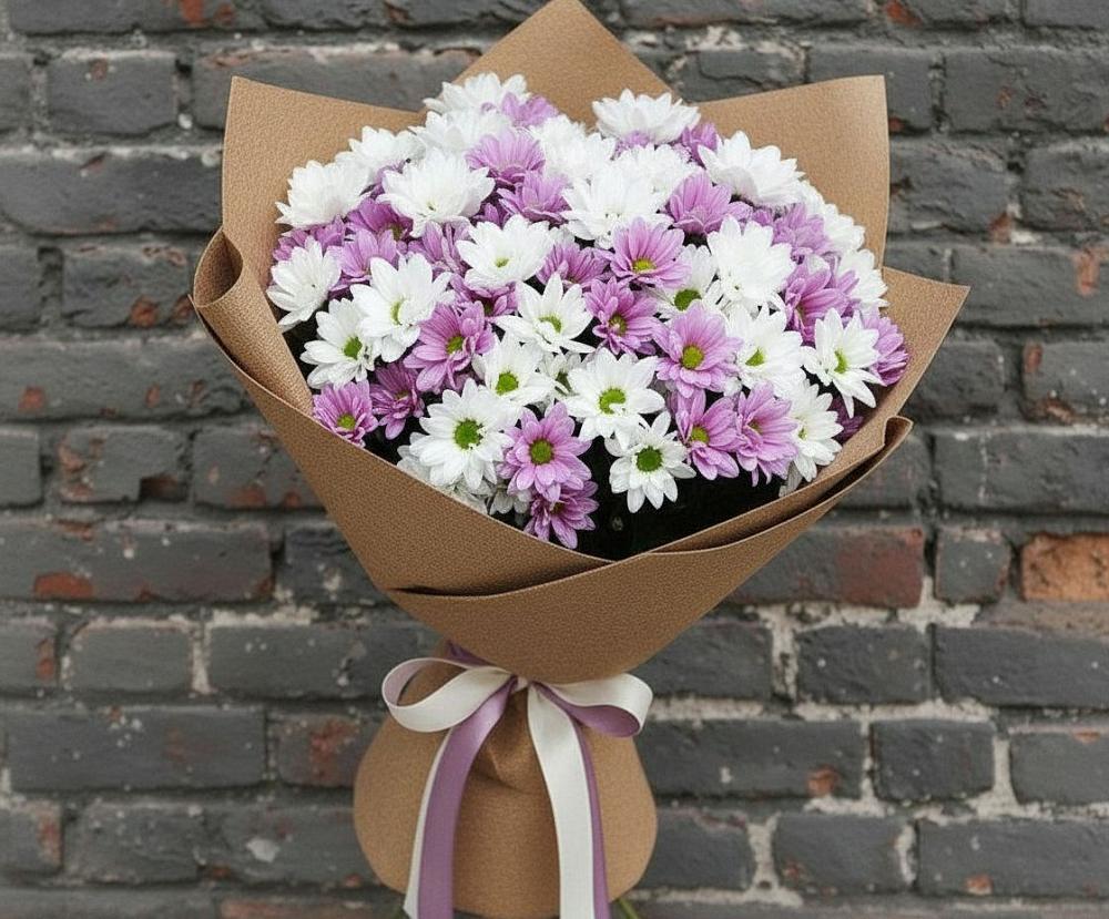 Букет цветов из: Хризантемы в Фуньково