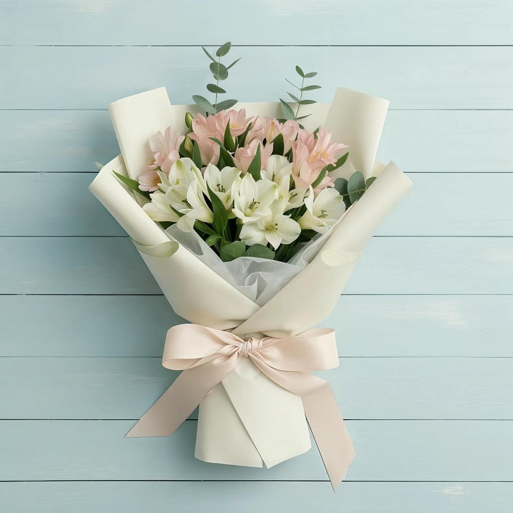 Букет цветов из: Альстромерии в Фуньково