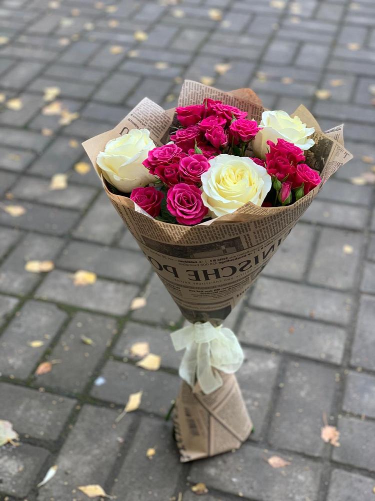 Букет цветов из: Розы в Фуньково