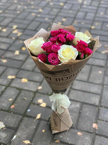 Букет цветов из: Розы в Фуньково