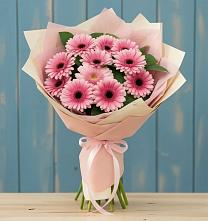 Букет цветов из:  Герберы в Фуньково