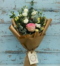 Букет цветов из:  Розы и Лизиантусы #REPLACE_PRED# Фуньково